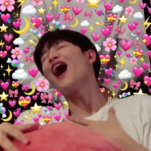 jay pak, kpop bts, jungwoo meme, bts heart, seven-heart meme