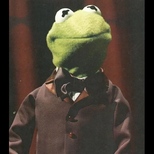 kermit, kimit, rendimiento de la muñeca de tela, rana comte, puppet muestra ranas comte