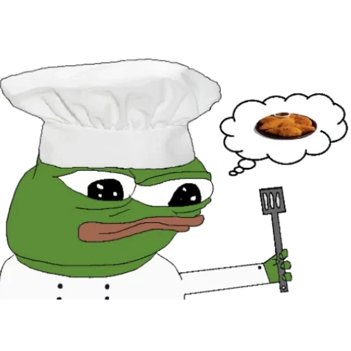 pepe, katak pepe, pepe yang marah, pepe happy, the frog pepe adalah seorang juru masak