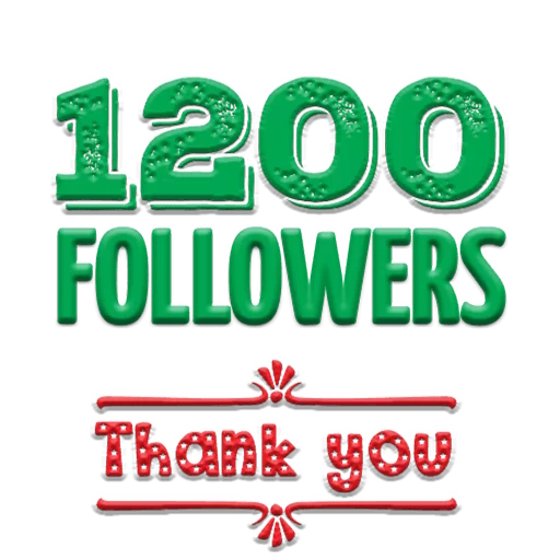 80k followers, 1500 followers, logo dog week, thank you followers, thank you 1200 pengikut