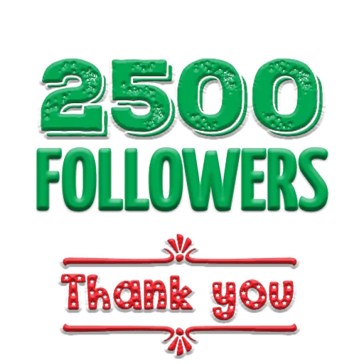 1500 followers, logo dog week, thank you followers, 5000 follower design, thank you 1200 pengikut