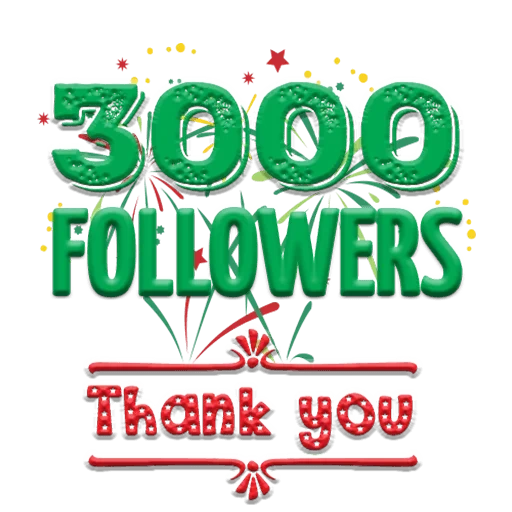 kit, 1000 followers, 10.000 pengikut, thank you 1200 pengikut