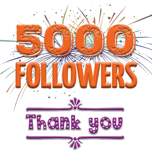 700 followers, 80k followers, 500 followers, 1500 followers, 500 followers boom