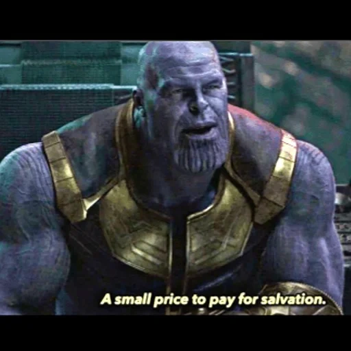 thanos, thanos, thanos avengers, thanos a small price to pay, thanos is pure mathematics here
