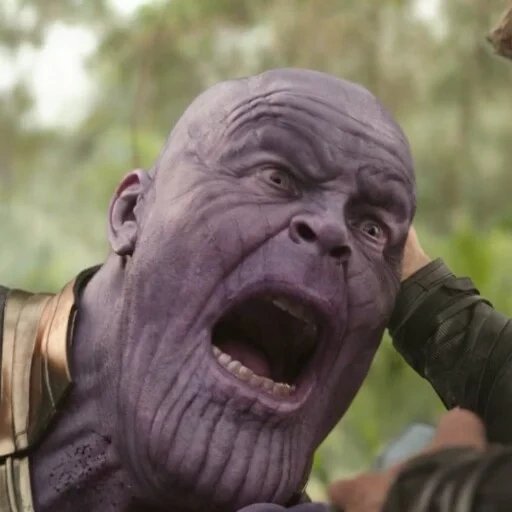 uomini, thanos stonks, thor distrugge thanos, thor thanos guerra infinita, tutti per un film di potere simile a un cattivo mga