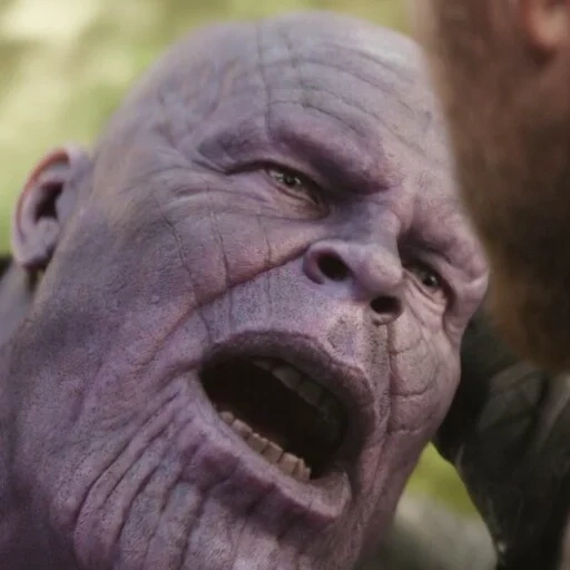 thanos, menino, cão de combate, thanos snap, o deus do trovão destrói a guerra infinita