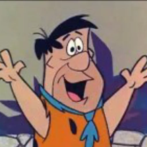 barbe à silex, dessin animé, fred flintstone evil, dessin animé, série animée flintstone