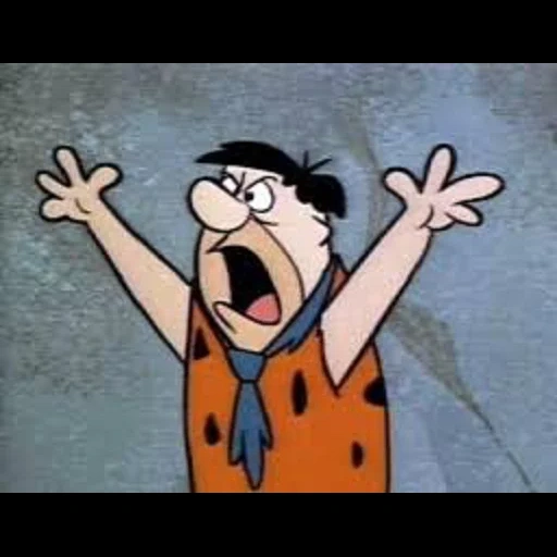 flintstouns, fred flintstone, fred flintstone evil, yabadabad flynstone, fred flintstone è arrabbiato