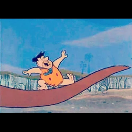 silex, fred flintstone, avion de silex, fred flintstone meurt, voiture familiale flintstone