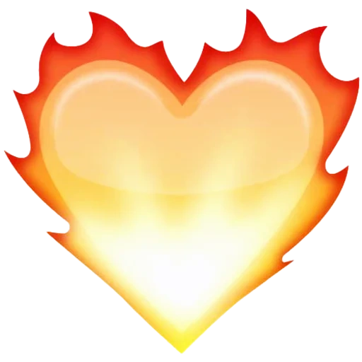smile at the fire, expression of heart fire, expression of heart fire, smiling face burning heart, burning heart emoji