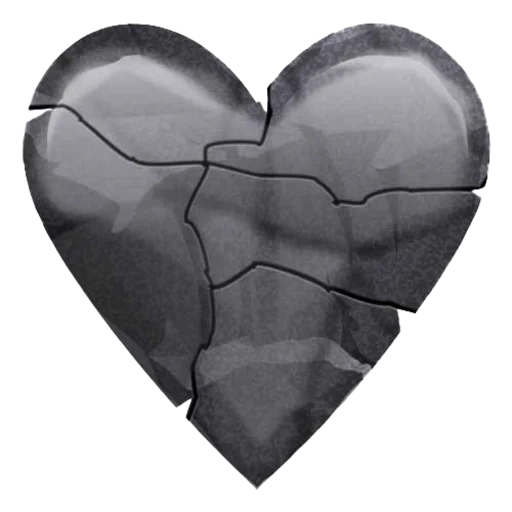 black heart, fragile heart, broken heart, split heart, heartbroken