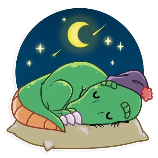 dinossauro, bom dinossauro, dinossauro adormecido, ilustração de dinossauro, vetor de dragão adormecido