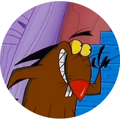 caricatura de bobra, serie animada de bobra, beavers fríos deget, angry beavers daggett, serie animada de cool beavers