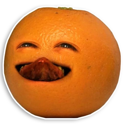 wild orange, die böse orange, ärgerlich orange fnf, nervige orange hey mischa