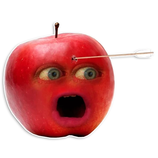 ei maçã, laranjas irritantes, apple laranja irritante