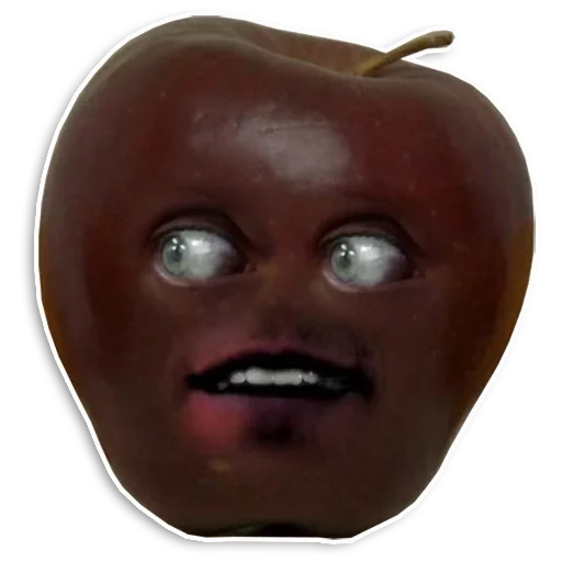 apel migit, jeruk jahat, apel oranye annoying, annoying orange midget apple, apel kecil oranye annoying