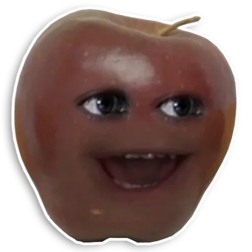 die emote, der apfel von migit, die böse orange, annoying orange midget apple, anoying kleiner orangefarbener apfel