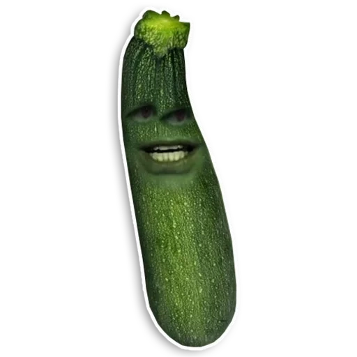 cucumber, kukombel, rick's cucumber, green cucumber, rick morty cucumber