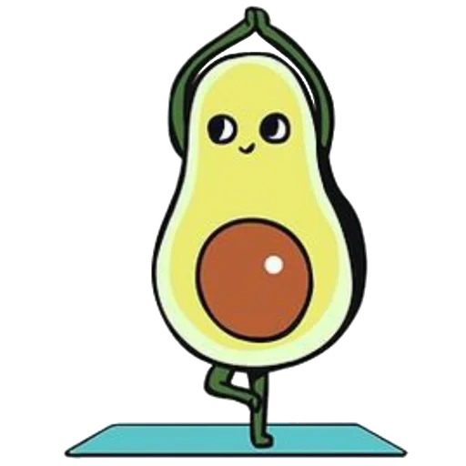 avocado, avocado zeichnung, avocado cartoon, nette avocado zeichnungen, eine kleine zeichnung von avocados