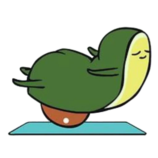 avocado, yoga di avocado, disegno di avocado, avocado disegni carini, un piccolo disegno di avocado