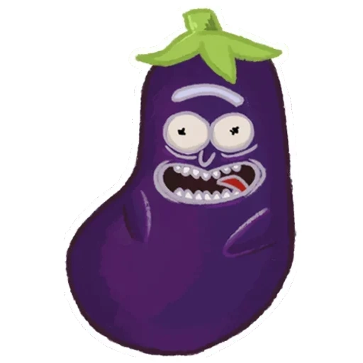 eggplant, eggplant eye, eggplant cartoon, interesting eggplant vegetables, eggplant in children's eyes