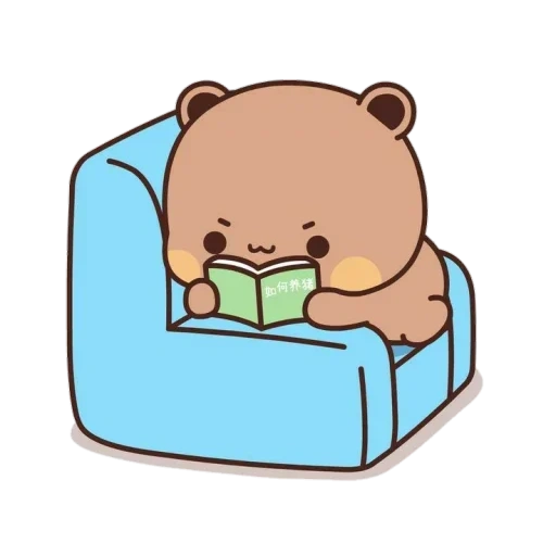oso lindo, lindos dibujos, leche y moca, dibujos de kawaii, bears de durazno y goma