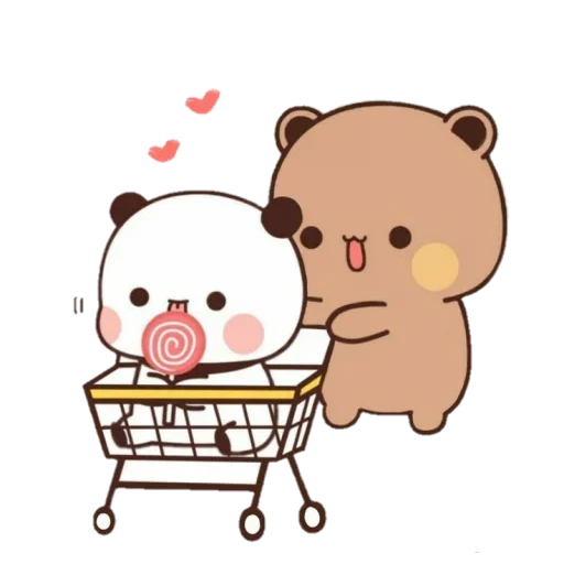 cute bear, milk mocha bear, animals are cute drawings, peach and goma stories milk and mocha