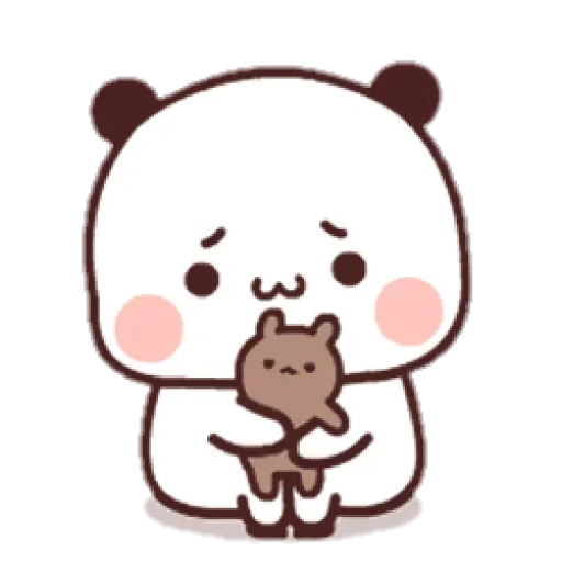 kawaii, the drawings are cute, kavai stickers, kawaii animals, panda is a sweet drawing