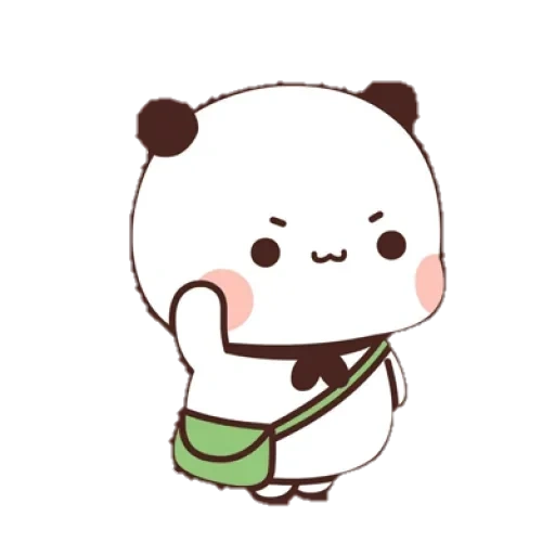 kawaii, panda es querido, los dibujos son lindos, panda es un dibujo dulce, preciosos dibujos de panda