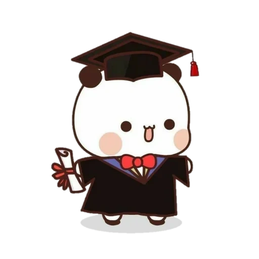 kawai, dessin de kawai, brownie kawai panda, belle peinture cawai