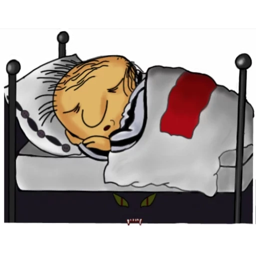 caricatura do sono, homem dormindo, cama de caricatura, dia preguiçoso nacional de leni, caricatura de uma pessoa adormecida