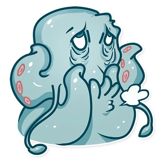 cthulu, cthulu dormiente, emoticon cthulhu