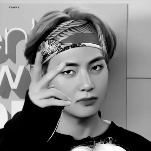 v taehyung, kim ta hyun, bts taehyun è impudente, kim taehyun bandana 2020, materiale da fidanzato di kim ta hyun