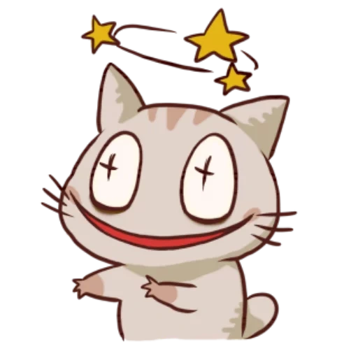 seal, anjing laut yang lucu, anime kucing, anime kucing berwarna-warni, kucing kartun lucu