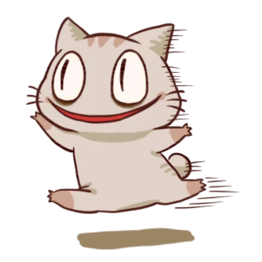 cat, seal, anime kucing, anime kucing berwarna-warni, kucing kartun lucu