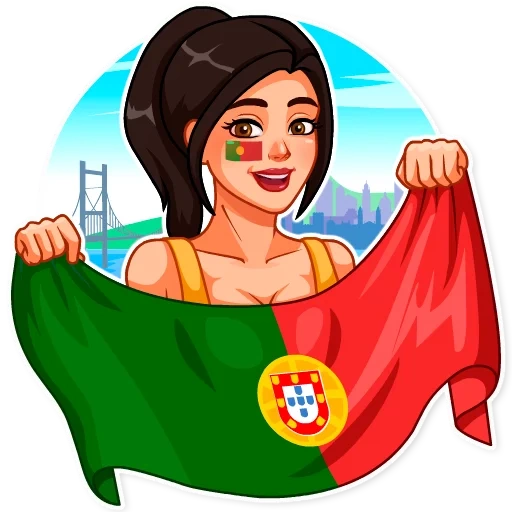 schneewittchen, die cheerleader, mädchen mit portugiesischer flagge, das mädchen mit der portugiesischen flagge