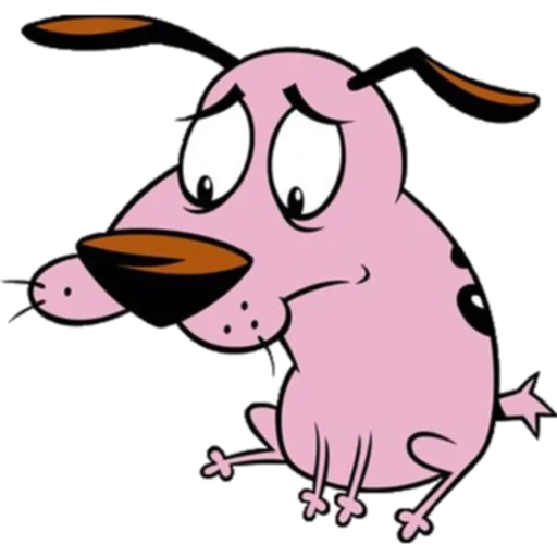 cartoon network, the courage is cowardly, cartoon dog, the courage is a cowardly dog, crocket cowardly dog kutz