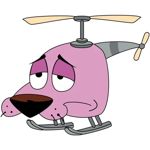 helicopter, the courage is a cowardly dog, police helicopter, cartun netwear cowardly dog, couurage the cowardly dog eustace