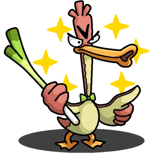 курица, мультяшный петух, карикатура утка пляшет, cartoon network цыплята, courage the cowardly dog le quack