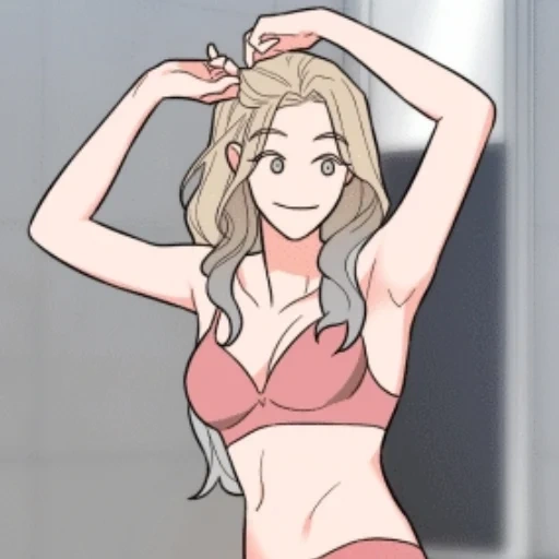 animation creativity, cartoon animation, juyan manhua girl blonde 18