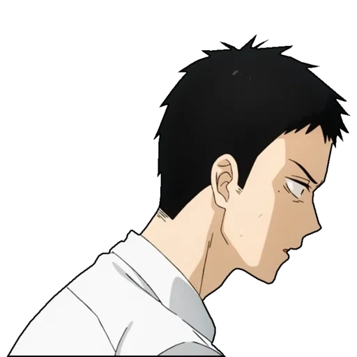 iwaizumi, personnages d'anime, rock spring hajim, images animées de volleyball, iwakuan anime volleyball