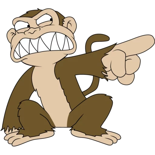 mono malvado, mono malvado, male mono griffin, mal mono grifo, mono león malvado