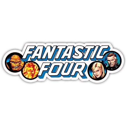 tangkapan layar, fantastic four, fantastic four, prasasti fantastic four, logo fantastic four