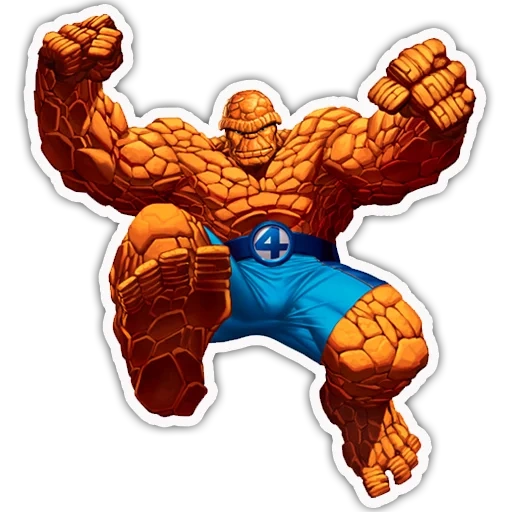 komik marvel, ben grimm marvel, superhero marvel, fantastic four, fantastic four marvel