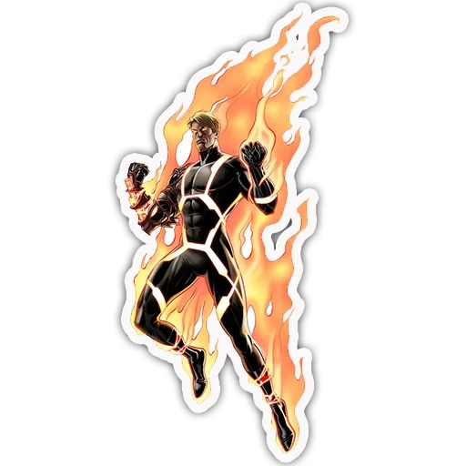 facel man, the man of torch marvel, fiery man bin 10, bin ten 10 people fire, bin 10 omnivers man fire