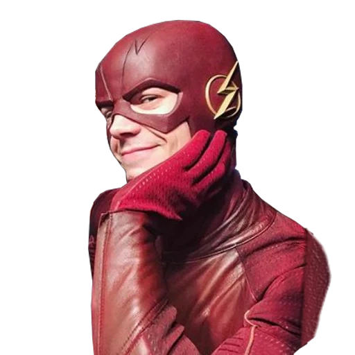 instantâneo, barry allen, máscara de látex do flash