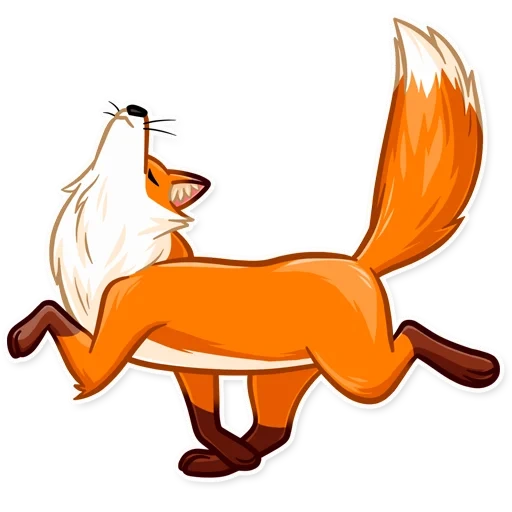 the fox, das muster des fuchses, cartoon fox, cartoon fox