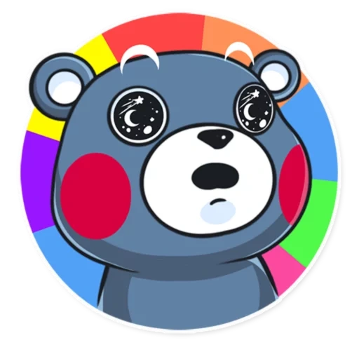 kumamon, l'orso, kumamont, sticker bear mamon