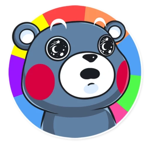 kumamon, bear, kumamon, xiong ma meng sticker