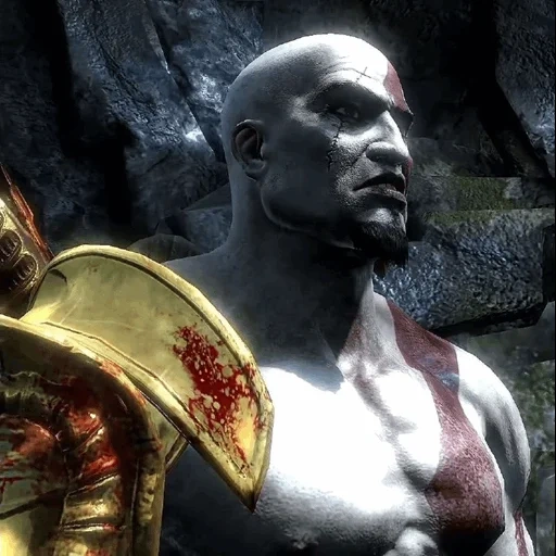 guerra de diós, remaster, guerra de dios iii, dios guerra luchando contra kratos, god war 3 ps 3 kratos golpea la pared